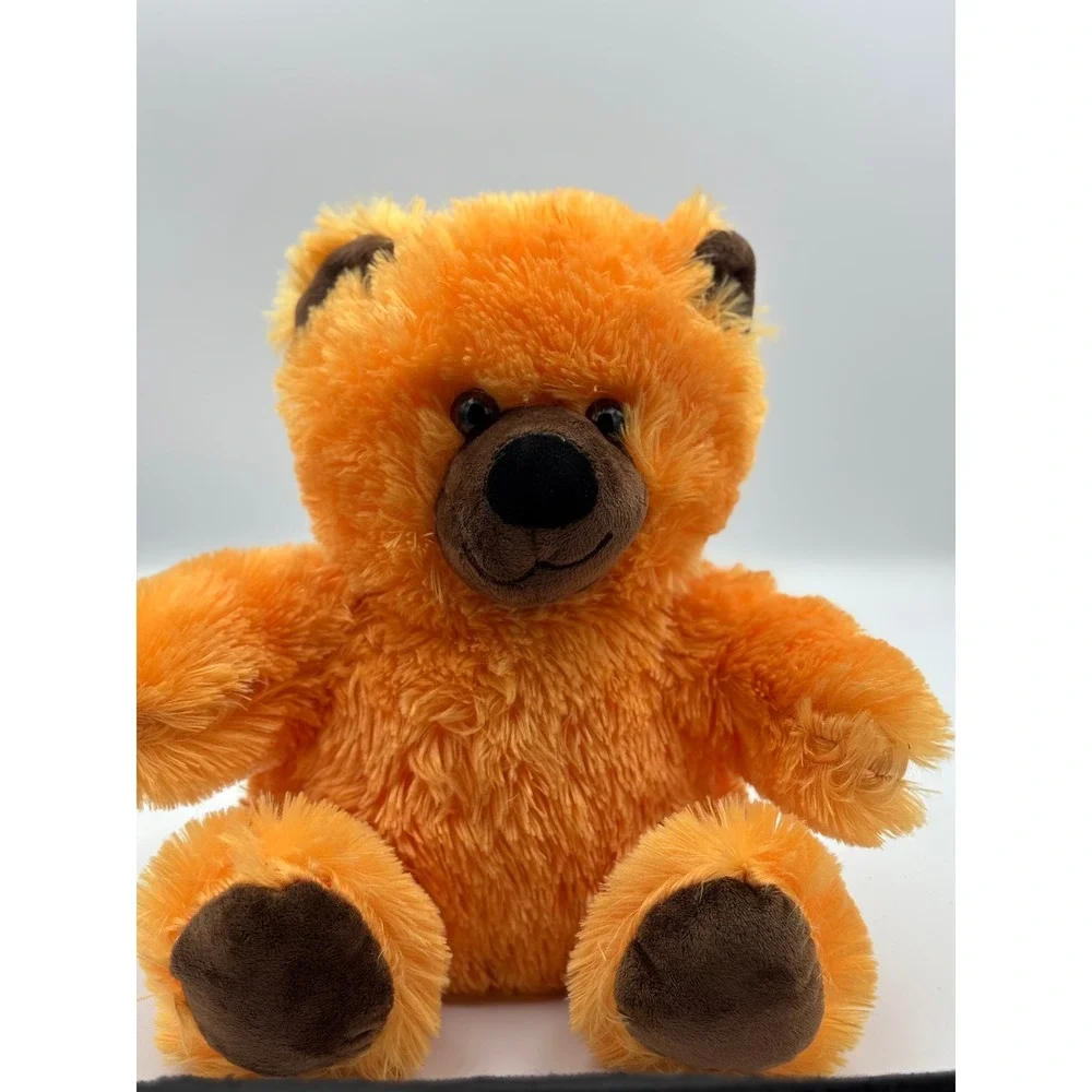 Sugar Loaf Orange Teddy Bear Plush Toy Stuffed Animal Soft Fluffy Vintage Cute!‎
